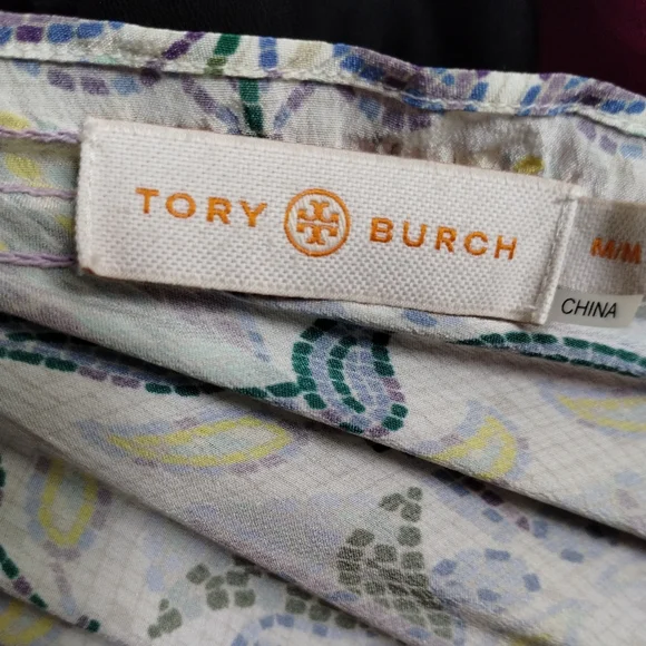 Tory Burch Silk Floral Print Romper Medium - Picture 7 of 7